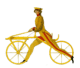 Illustratie van de loopfiets van Von Drais