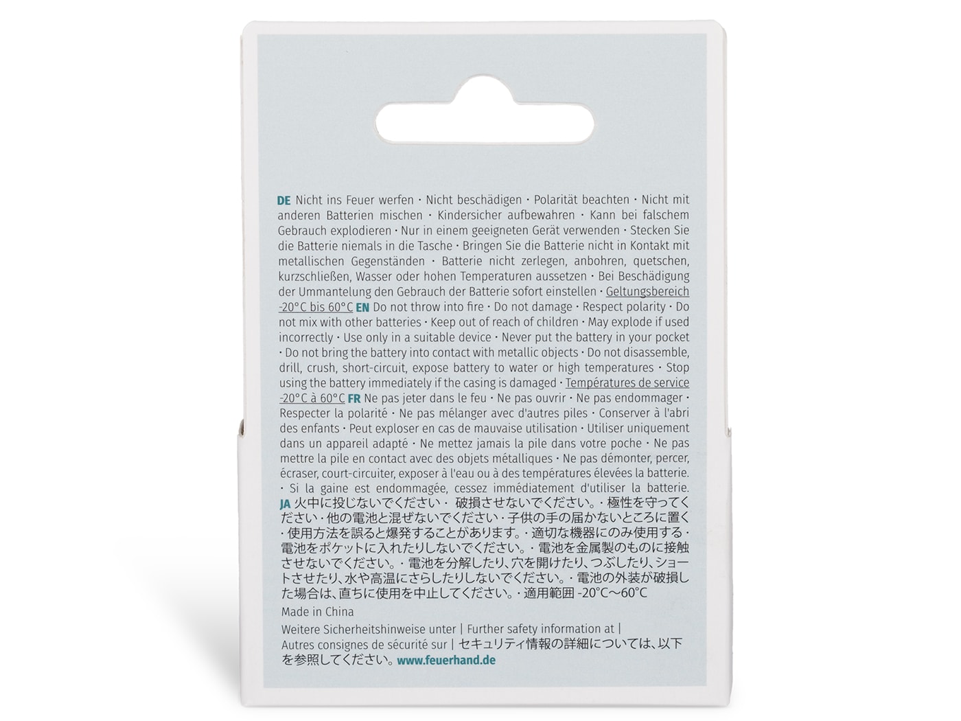 Feuerhand Li-Ion Oplaadbare Batterijen - Afbeelding 8
