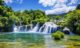 Krka watervallen in Kroatie.