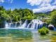 Krka watervallen in Kroatie.