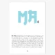 MA woordposter A4