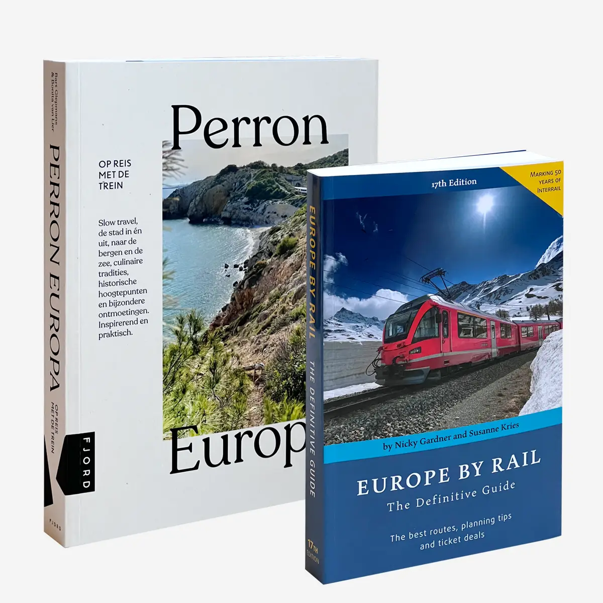 Ultieme Treinreisbijbelset Perron Europa en Europe by rail