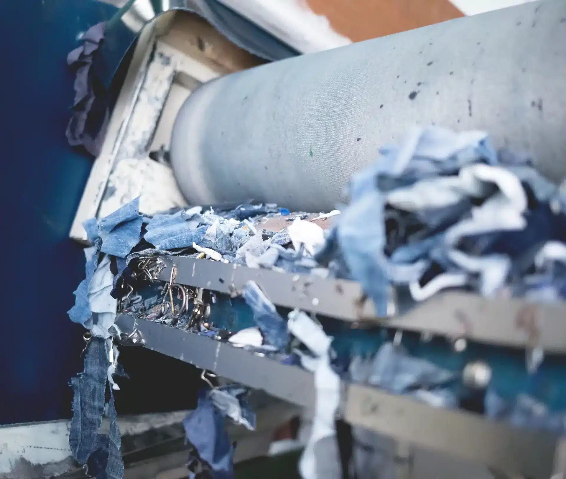 Blueloop: schredder van oude jeans
