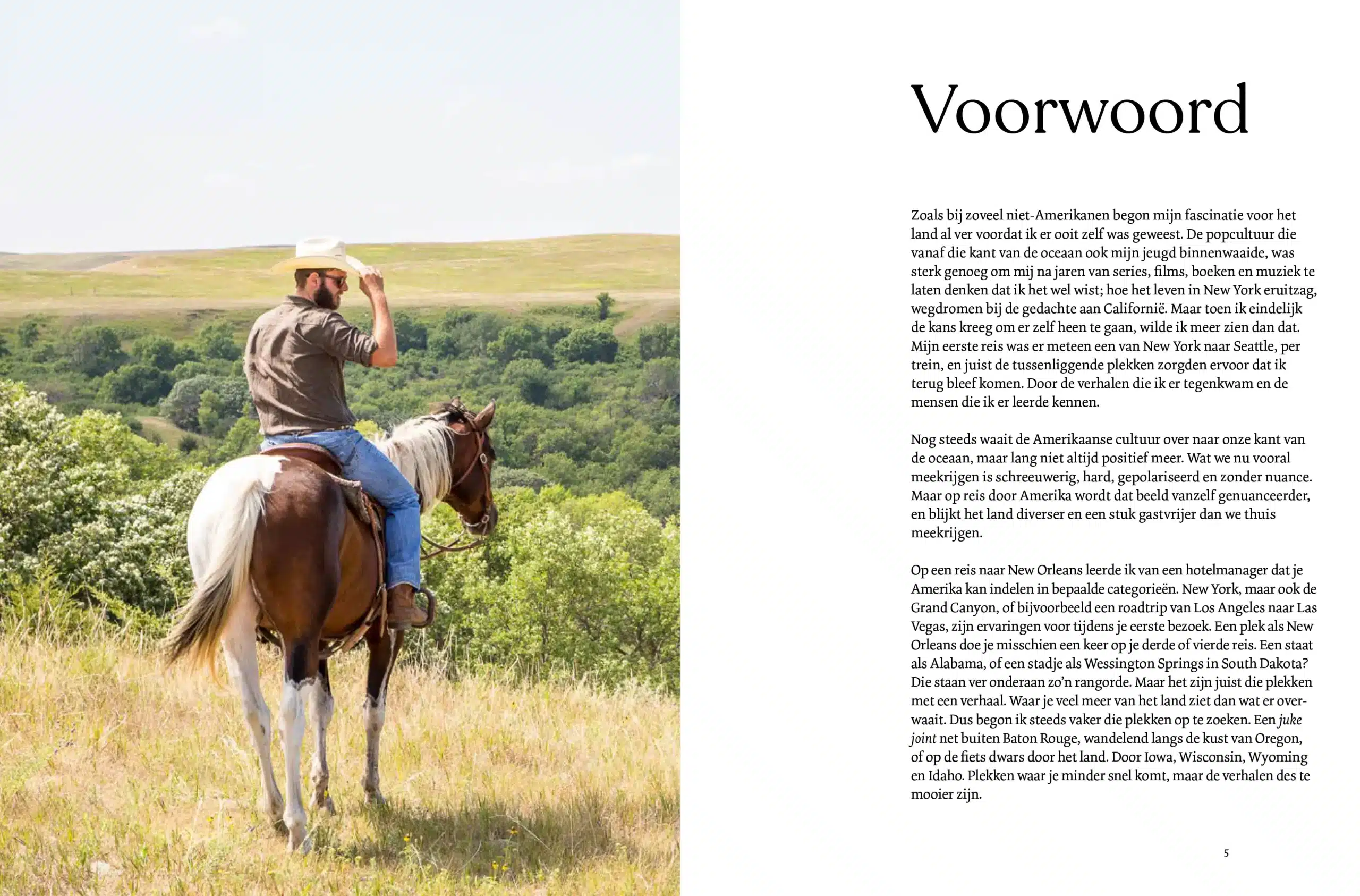 Amerika in alle staten - Bas van Oort. Spread uit het boek