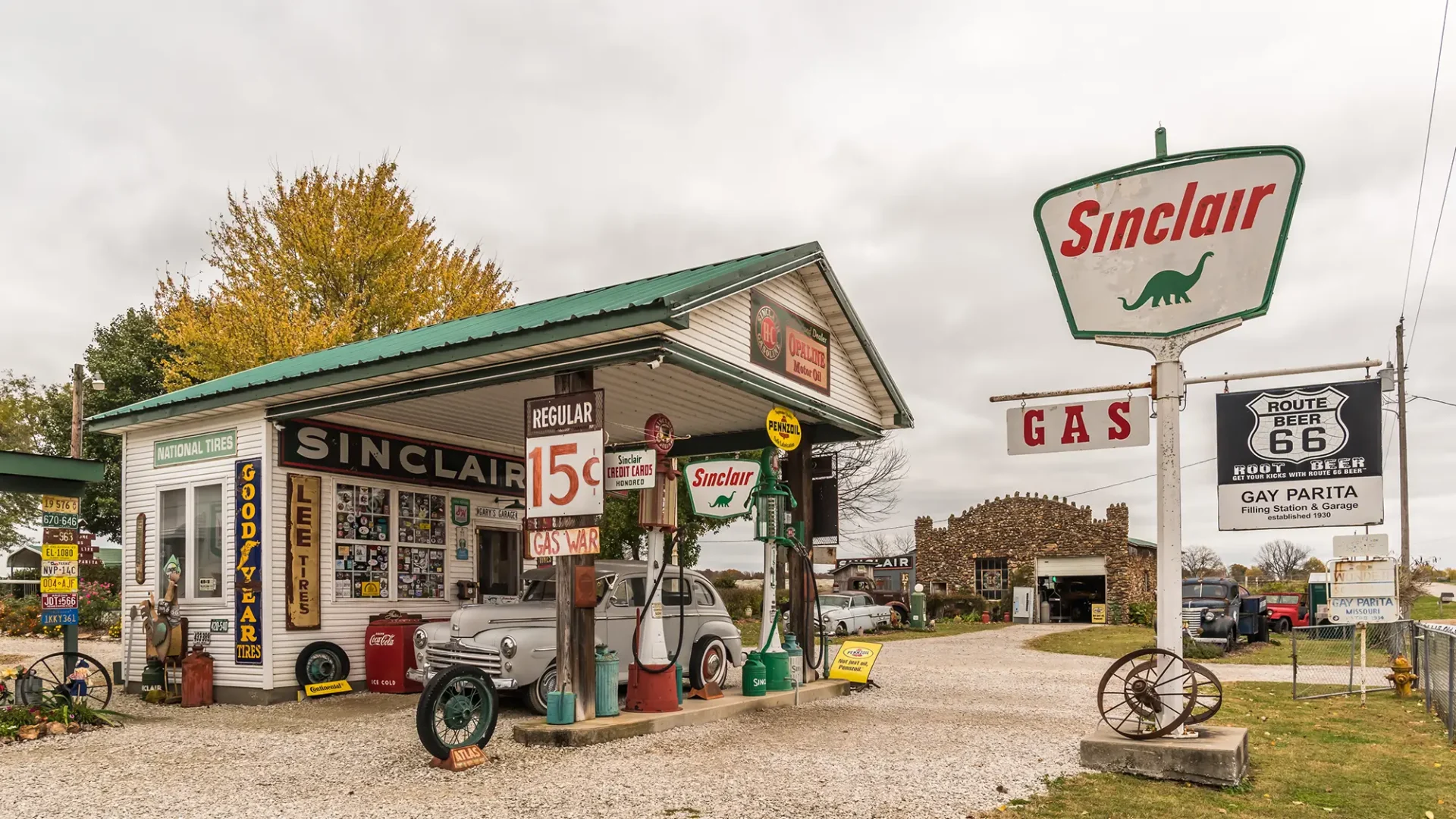 Gay Parita Sinclair gas station