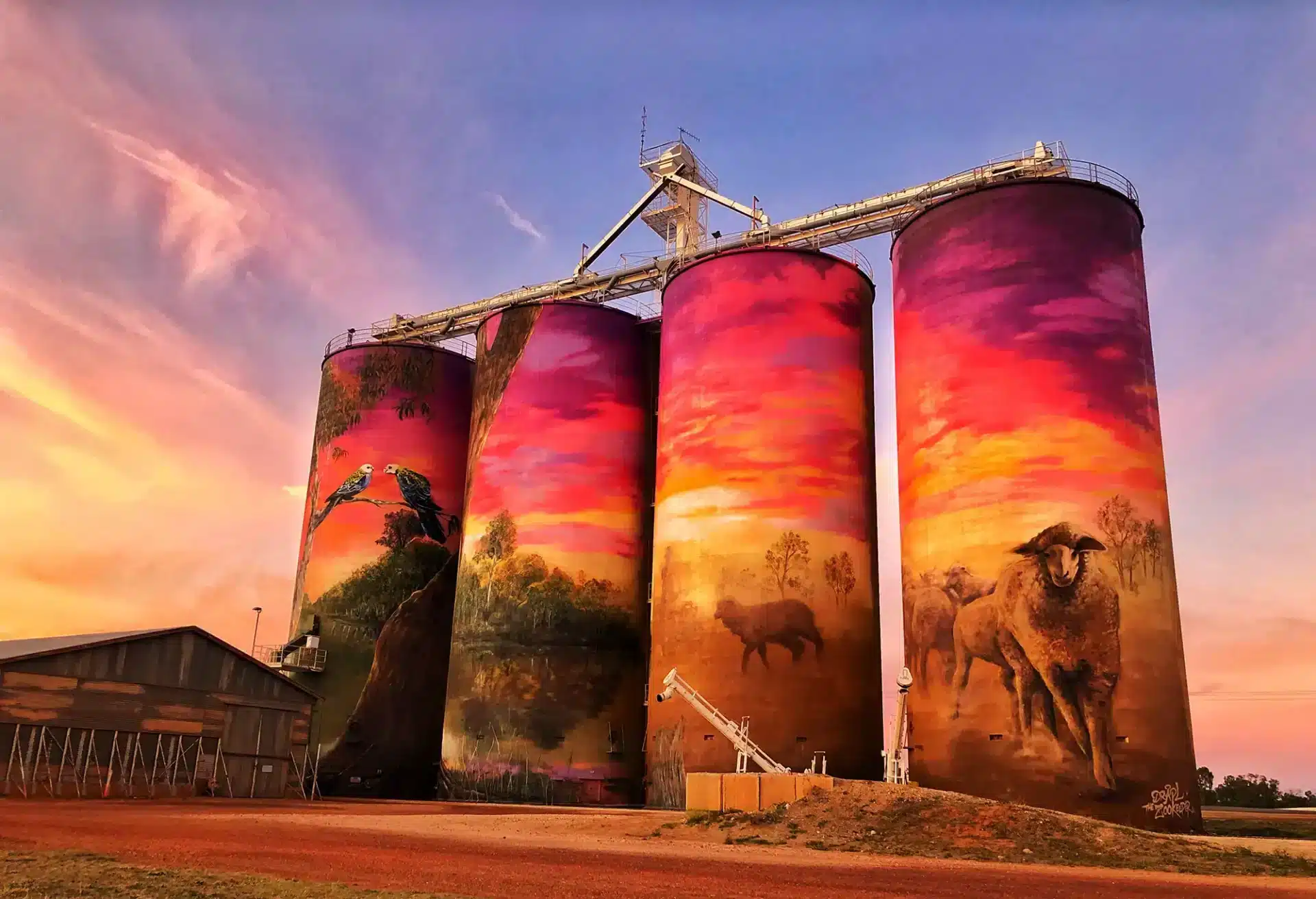 Silo Art trail Australie