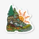 Happy Hiking - Sticker Art