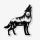 The Wolf - Sticker Art
