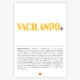 Vacilando - A4 Miniposter
