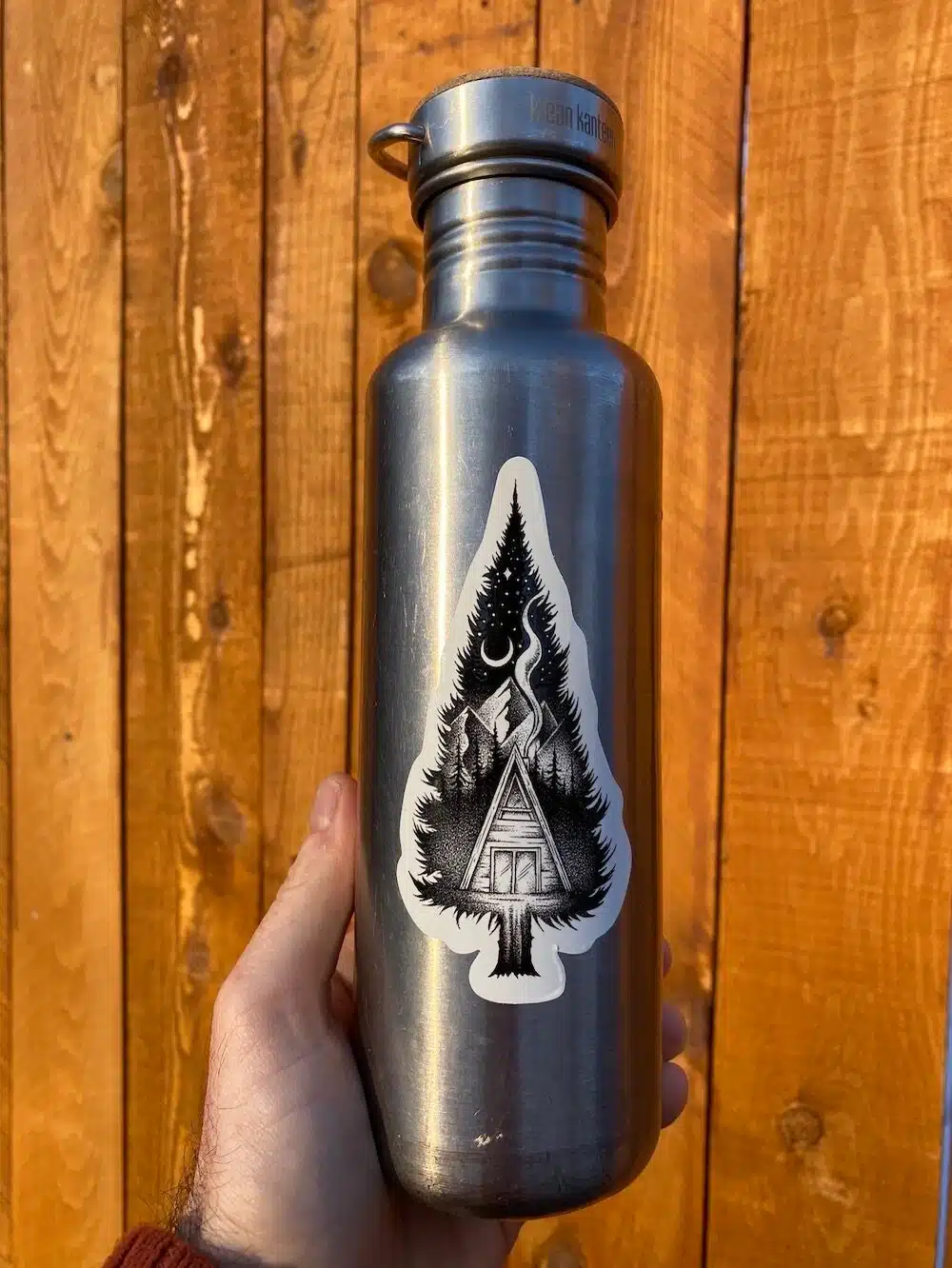 A-Frame Cabin - Sticker Art - Afbeelding 4