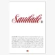 Saudade - A4 Miniposter
