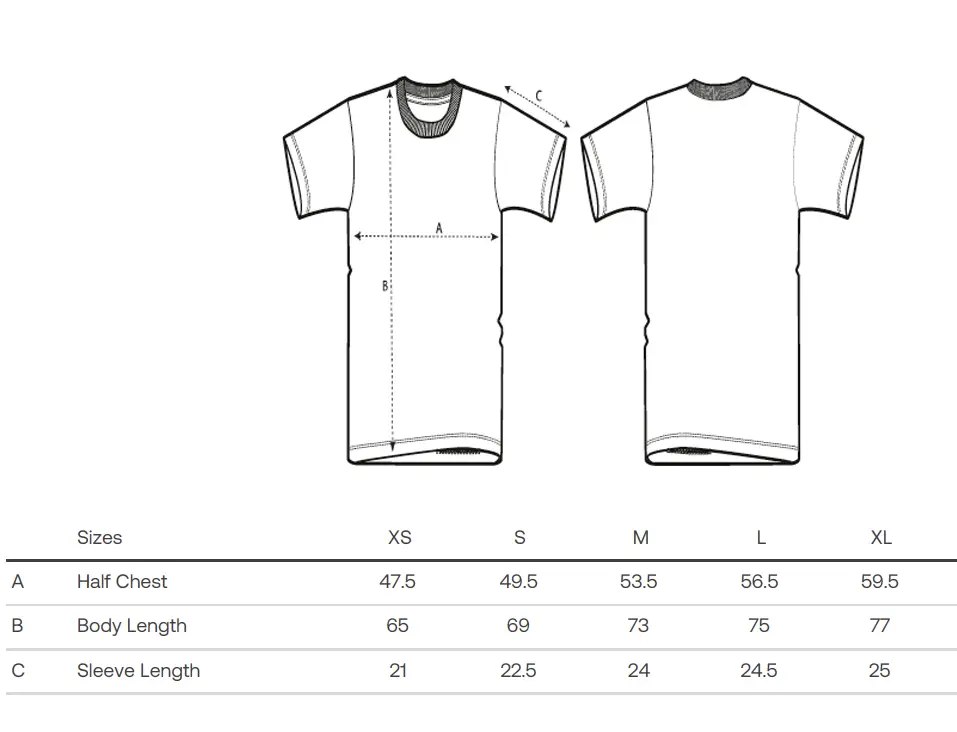T-shirt maten