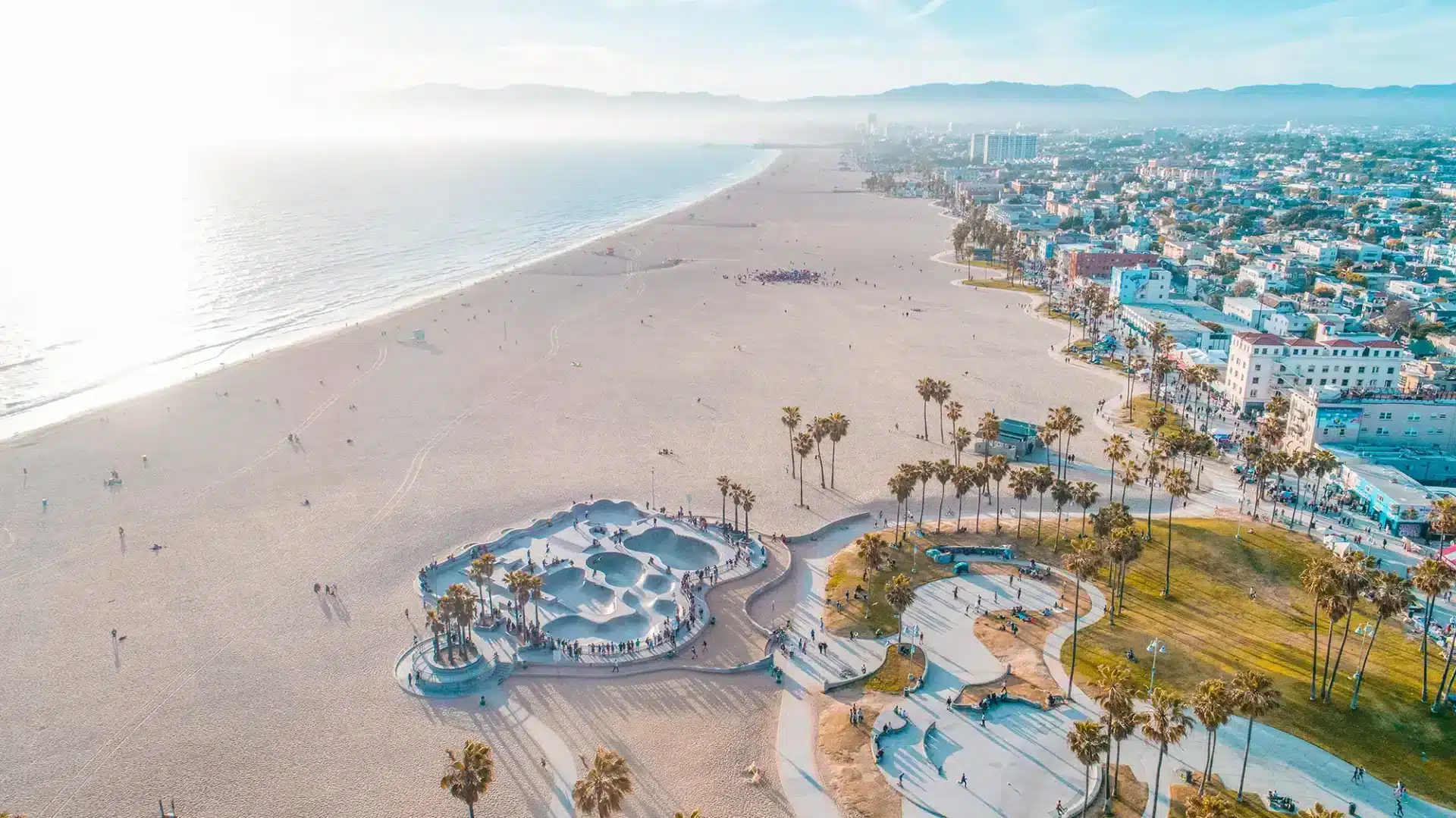 Venice Beach Skate Park in Californië