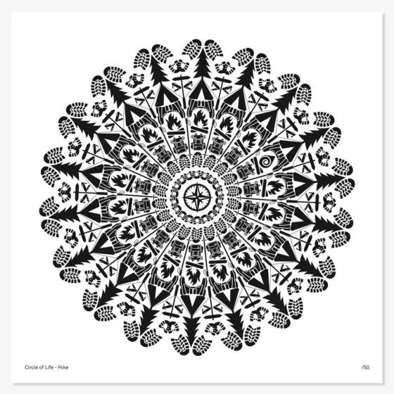 Circles of Life - Limited Edition zeefdrukken