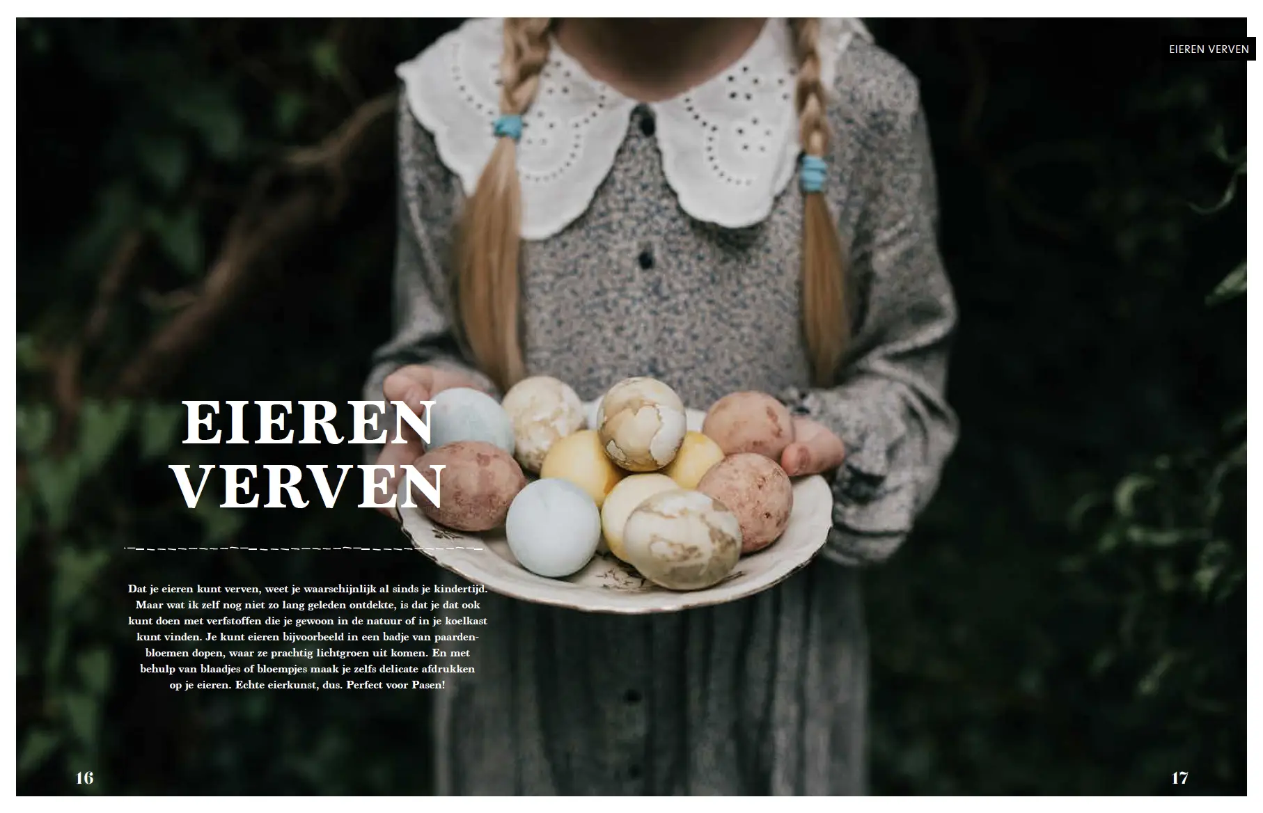 Slow Living eieren verven