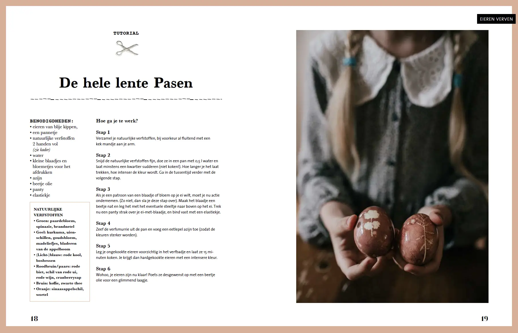 Slow Living eieren verven how to