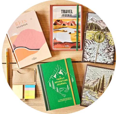 Salt Shop notitieboekjes op tafel