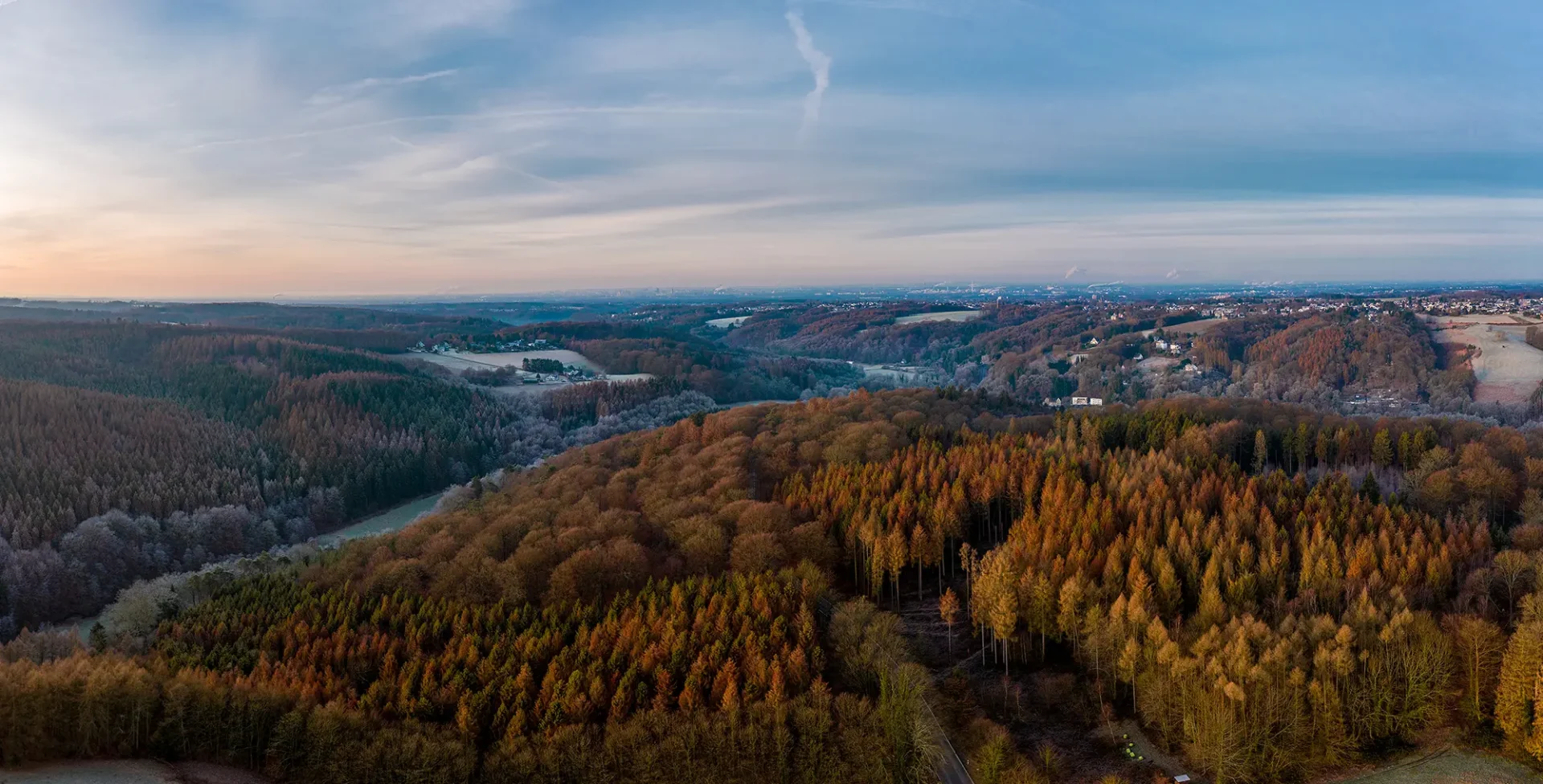 Bergisches Land. Drone fotografie