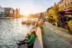 Haven Munster in de zon