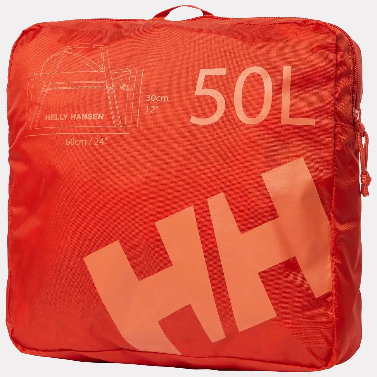Helly Hansen Duffel 2 50L - oranje - opgevouwen