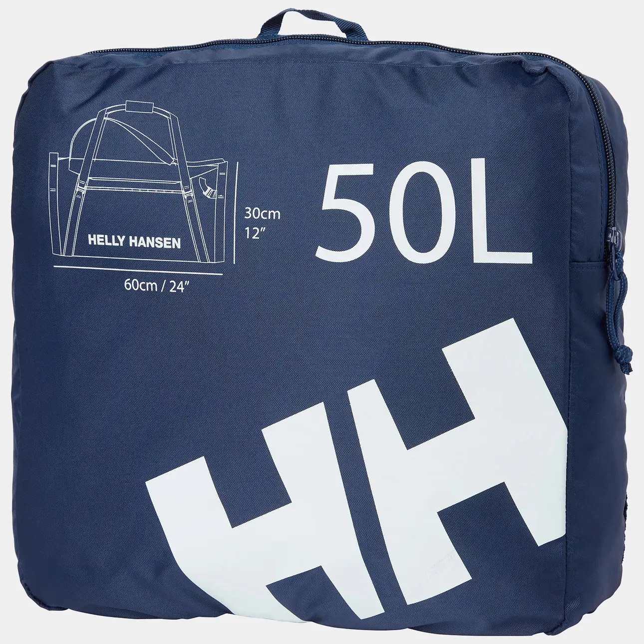 Helly Hansen Duffel 2 50L - blauw - opgevouwen