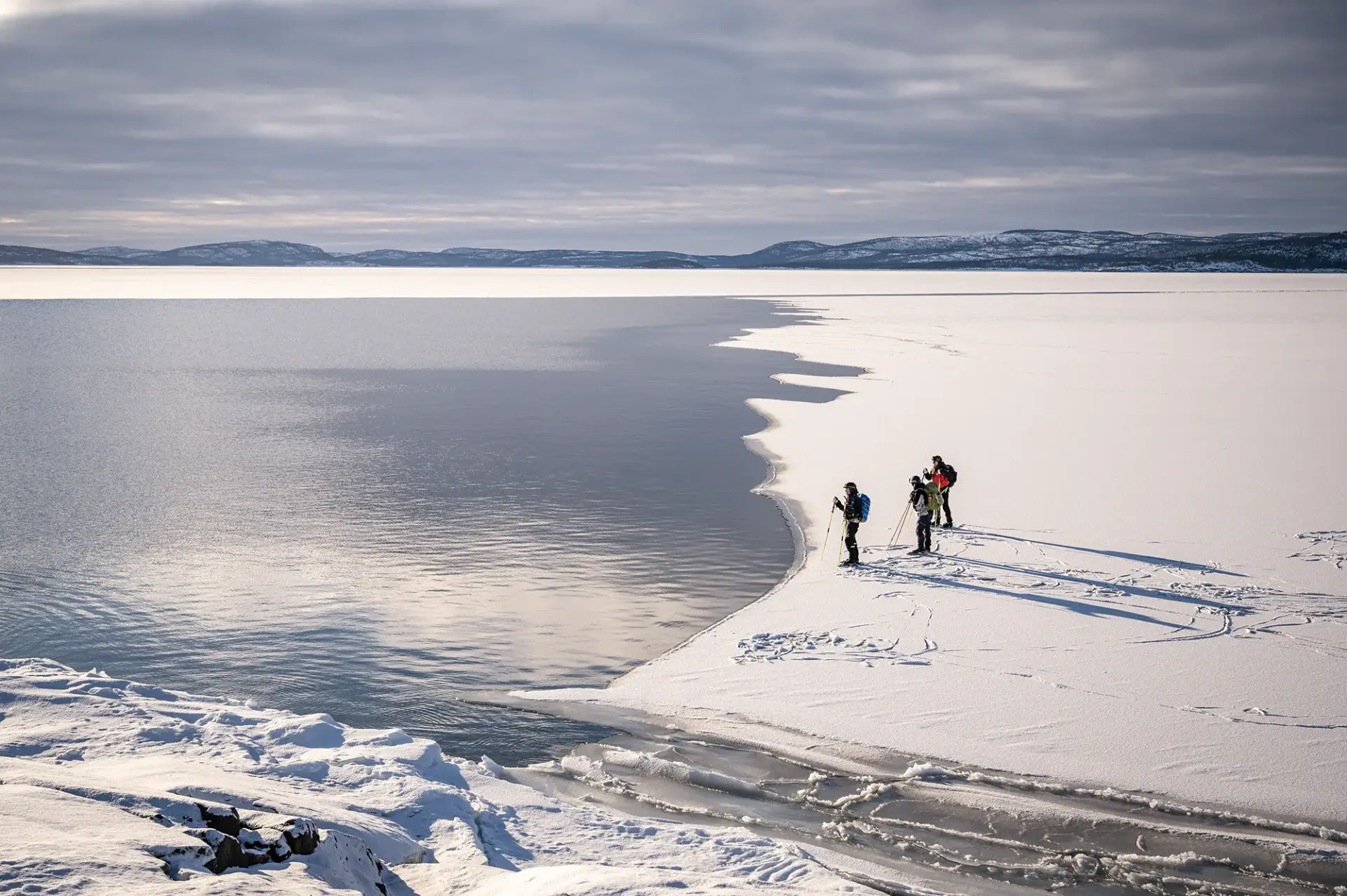 Hoga Kusten Snow shoe hike