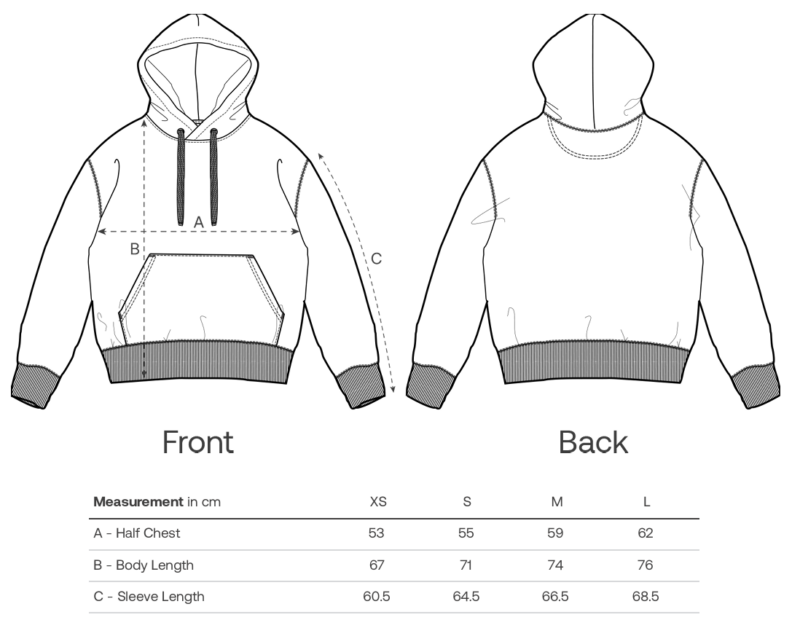 Maattabel Now Hoodie