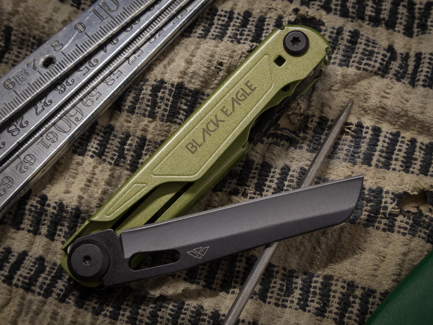 Black Eagle Bryce Multitool - Green - Afbeelding 2