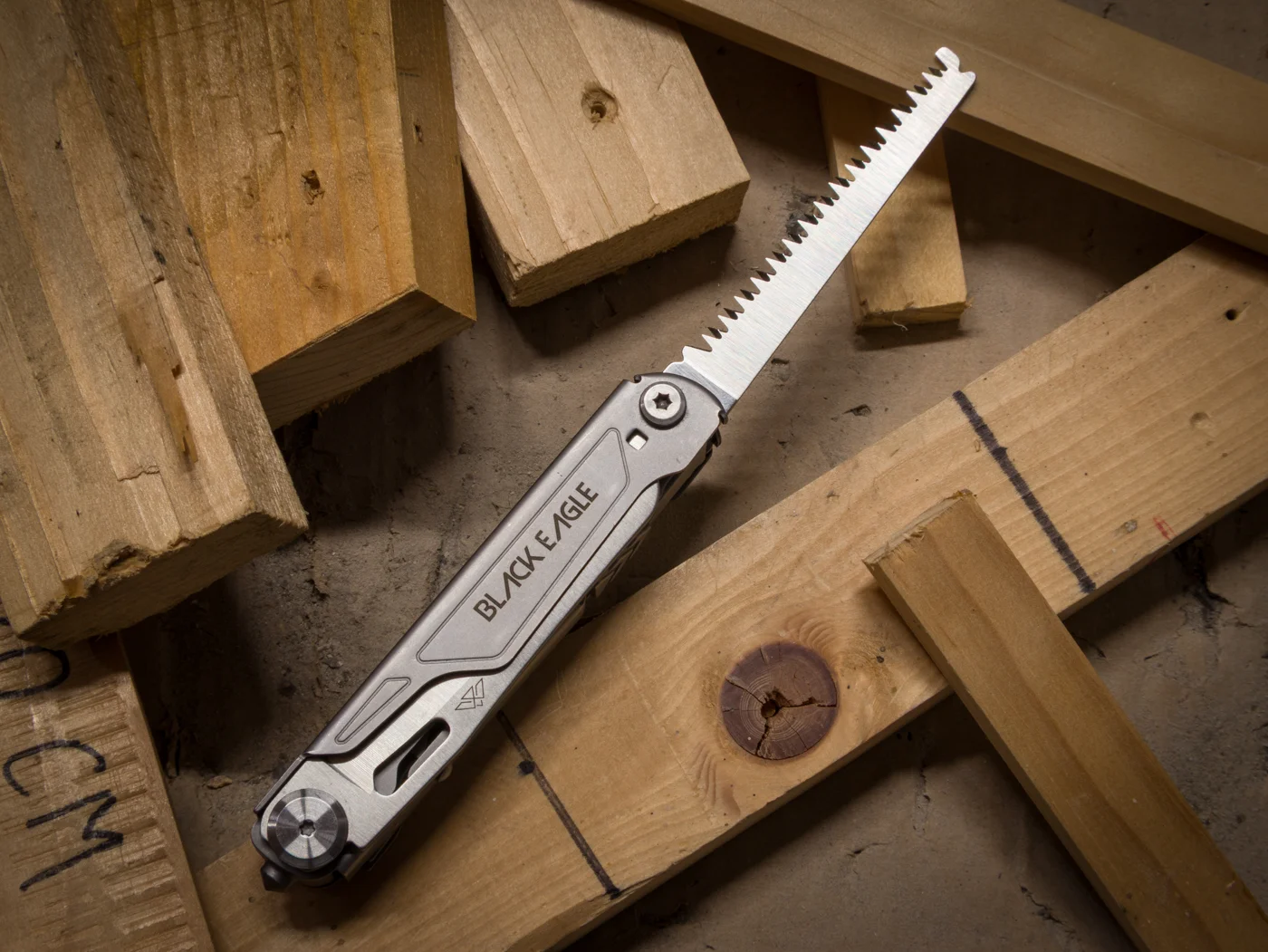 Black Eagle Bryce Multitool - Grey - Afbeelding 2