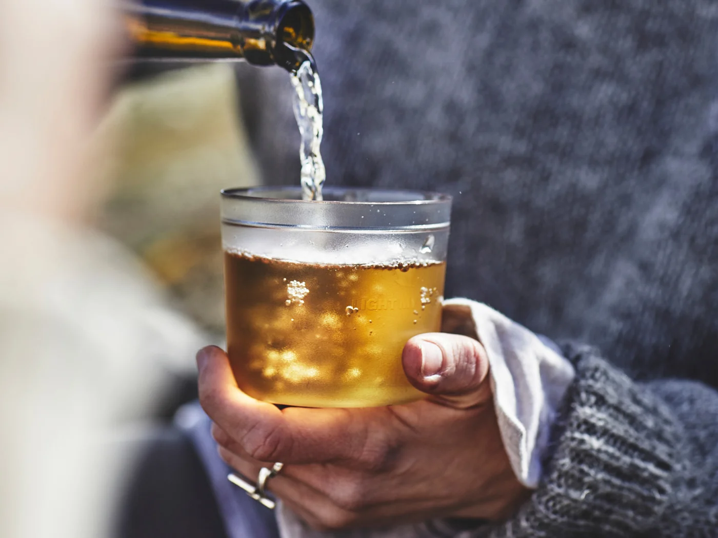LMF Tumbler Transparant 4-Pack biertje