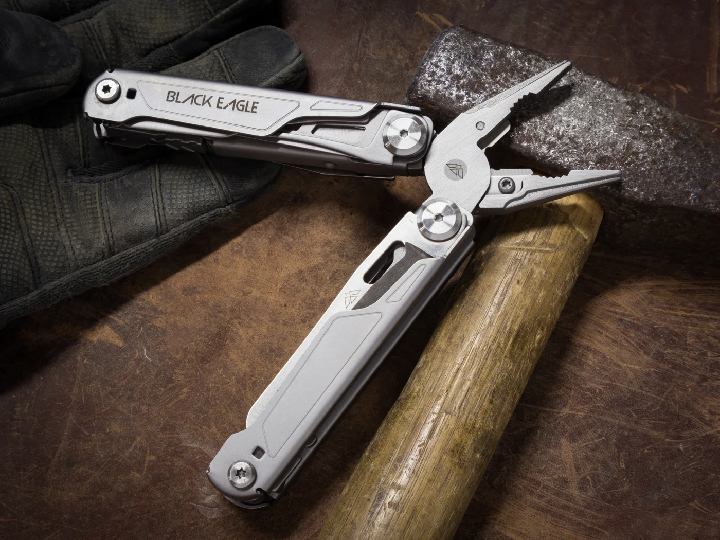 Black Eagle Yukon Multitool - Grey - Afbeelding 2