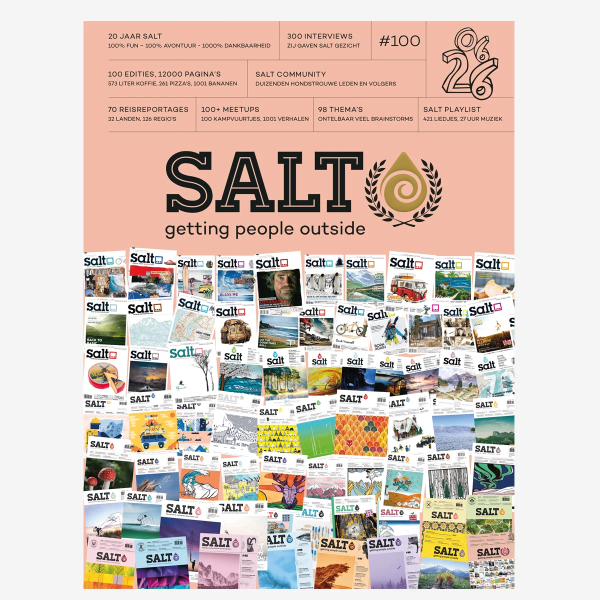 Salt #100 cover Salt Magazine zomer editie