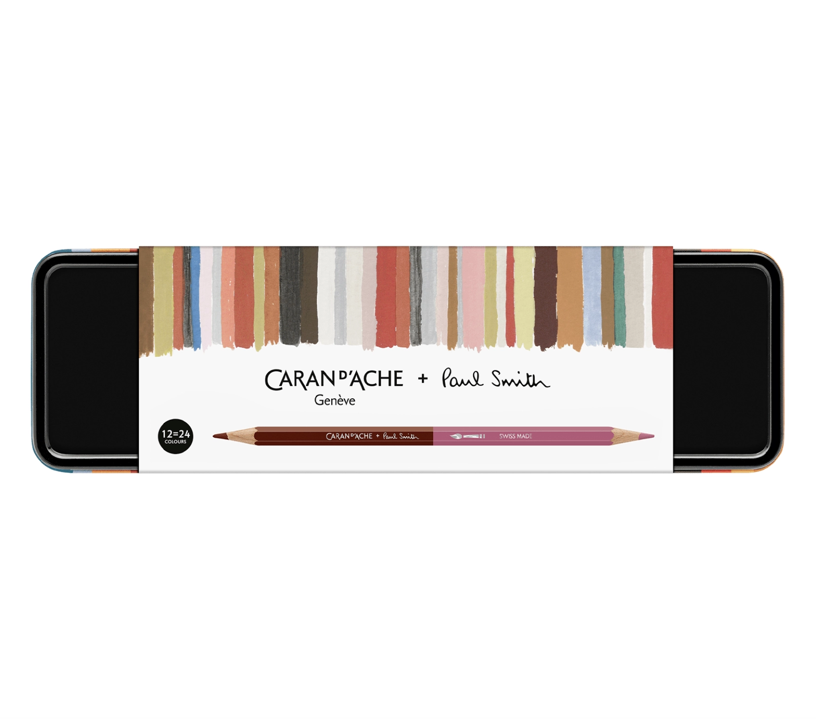 Caran d'Ache x Paul Smith | Aquarelpotloden + Penseel - Afbeelding 8