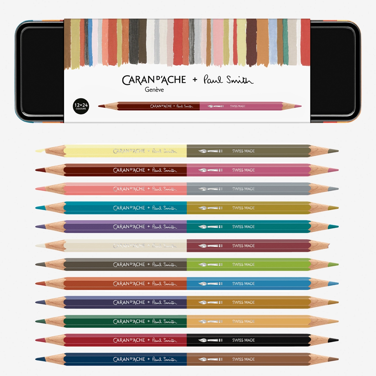 Caran d'Ache x Paul Smith kleurpotloden