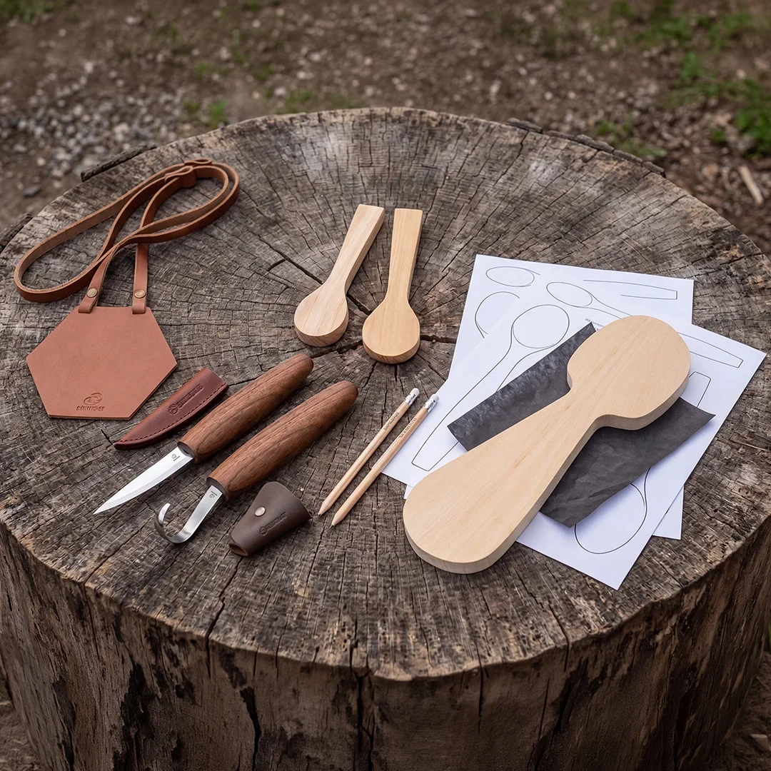 Beavercraft lepelsnijset details